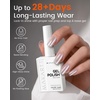 image:imageMakartt UltraPigmented White Gel Nail Polish 15ml One Coat White Gel Polish High Gloss Shine SalonGrade UV Polish Gels Perfect for French Tips amp Nail Art Manicure DIY Salon HomeStudio Light