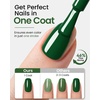 image:imageMakartt UltraPigmented White Gel Nail Polish 15ml One Coat White Gel Polish High Gloss Shine SalonGrade UV Polish Gels Perfect for French Tips amp Nail Art Manicure DIY Salon HomeEvergreen Mood