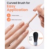 image:imageMakartt UltraPigmented White Gel Nail Polish 15ml One Coat White Gel Polish High Gloss Shine SalonGrade UV Polish Gels Perfect for French Tips amp Nail Art Manicure DIY Salon HomeBarely There