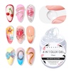 image:imageMakartt 3D Gel Nail Art Clear Solid Builder Nail Gel 4 in 1 Nonsticky for Extension Shaping Strengthen Building 3D Sculpting Hard Gels UVLED Lamp Required 15mlClear