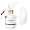 image:imageMakartt 7In1 Gel Nails Builder Clear Rubber Builder Base 18ML  UV Light Needed Strengthener Extension Thickening Rhinestone Glue Builder for Broken Nails Soak OffA01Clear