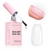 image:imageMakartt 8in1 Gel Nails Builder 15ml Nude Pink Builder in a Bottle for Nail Strengthen Rubber Base and Rhinestone Glue UV Light Cured Gel Builder for Nails  Home User DIY Low OdorClear