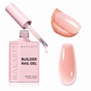 image:imageMakartt 8in1 Gel Nails Builder 15ml Nude Pink Builder in a Bottle for Nail Strengthen Rubber Base and Rhinestone Glue UV Light Cured Gel Builder for Nails  Home User DIY Low OdorNude