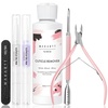 image:imageMakartt Cuticle Remover Liquid 50ml Professional Instant Softener Cream for Dry Cuticles SalonQuality Nail Care Dissolver for Manicure amp Pedicure Use120ml Cuticle Remover Kit