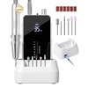 image:imageMakartt Nail Drill Electric Nail File JD700 Nail Drills for Acrylic Nails Professional 30000RPM Manicure Tools Nail Stuff Acrylic Nail Drill for Nail Dip Kit Acrylic Powder Poly Nail Gel B01Nouvella Black