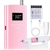 image:imageMakartt Nail Drill Electric Nail File JD700 Nail Drills for Acrylic Nails Professional 30000RPM Manicure Tools Nail Stuff Acrylic Nail Drill for Nail Dip Kit Acrylic Powder Poly Nail Gel B01Perlarie Pearly Pink