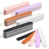 image:imageMakartt Nail File  100180 Grit Emery Boards for Nails Professional Nail Files 10pcs Double Sides Black Coarse Fingernail Filer for Acrylic and Extension Gel Removal Manicure Kit Salon Home UseMulticolor  50 pcs  100180 Grit Mini