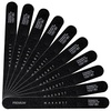 image:imageMakartt Nail File 100180 Grit Emery Boards for Nails Professional Washable Doubled Sides Filer Kit for Medium and Gentle Filing Manicure ToolsBlack2pcs Trial SetBlack  10 pcs  100180 Grit