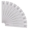 image:imageMakartt Nail File 100180 Grit Nail Files for Natural Nails Professional Strong Emery Boards for Nails Doubled Sides Washable Fingernail Files Manicure Tool SetZebra2pcs Trial Set8080 Grit
