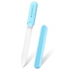 image:imageMakartt Nail Files Glass Nail Files for Natural Nails DoubleSided Reusable Sandblasted Fingernail Buffers with Case for Shape amp Smooth Finish Portable Manicure Gift Set 3pcs Pink Green Blue1pc Blue glass nail file