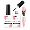 image:imageMakartt Nail Foil Glue 3D Gel Nail Art 2Pcs 8ml Nails Transfer Gel Adhesive for Linear Shell Ripple Designs UV LED Lamp Required2pcs 15ml
