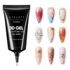 image:imageMakartt Nail Rhinestone Glue with 3D Gel Kit  Super Strong Nail Charm Glue amp Sculpting Gel for DIY Nail Art Drawing Molding amp Embossed Designs Easy to Use for Nail Lovers amp BeginnersA1030g 3D Nail Gel