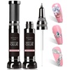 image:imageMakartt Nail Rhinestone Glue with 3D Gel Kit  Super Strong Nail Charm Glue amp Sculpting Gel for DIY Nail Art Drawing Molding amp Embossed Designs Easy to Use for Nail Lovers amp BeginnersA2nail rhinestone glue for tiny gems  2x8ml