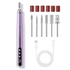 image:imageMakartt PenShaped Rechargeable Nail Drill for Beginners 25000 RPM Cordless Electric Nail File with 5Speed LED Display Lightweight Quiet E File Kit for Gel Polish Removal Home Travel UsePurpleHepsela Purple