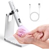 White with Stand