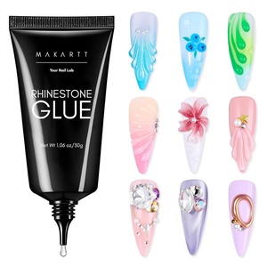 image:imageMakartt 3D Gel Nail Art 2 Pcs 15g Nail Sculpting DIY No Wipe 3D Molding Gel for Nails Decoration Manicure Sculpture NailsA15Clear 5 in 1 Nail Art Glue