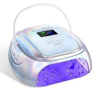image:imageMakartt Compact Travel UV Nail Lamp for Gel Polish Plugin Nail Dryer with 5s Flash Cure 99s Mode for Dark Thick Gels Auto Sensor 4 Timers amp 18 LED Beads for Beginner Home DIY Gift WhiteA3 nail lampPlating Silver