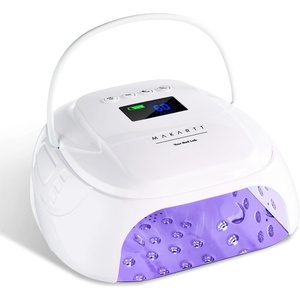 image:imageMakartt Compact Travel UV Nail Lamp for Gel Polish Plugin Nail Dryer with 5s Flash Cure 99s Mode for Dark Thick Gels Auto Sensor 4 Timers amp 18 LED Beads for Beginner Home DIY Gift WhiteA2 nail lampWhite