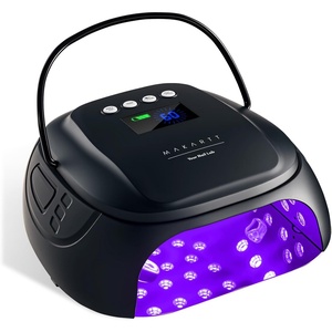 image:imageMakartt Compact Travel UV Nail Lamp for Gel Polish Plugin Nail Dryer with 5s Flash Cure 99s Mode for Dark Thick Gels Auto Sensor 4 Timers amp 18 LED Beads for Beginner Home DIY Gift WhiteA6 nail lampMatte Black
