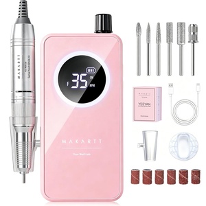 image:imageMakartt Cordless Nail Drill for Beginners Easy amp Safe Electric Nail File for Home DIY Low Vibration Quiet Control with LCD for Gel Removal Shaping amp Nail Care YEEYANPink Yeeyan