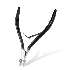 image:imageMakartt Cuticle Nippers Pink Cuticle Trimmer Extremely Sharp Full Jaw Cuticle Remover Nail Care for Manicure Home Salon Use Pack of 11pcBlack Cuticle Nipper