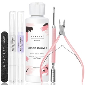 image:imageMakartt Cuticle Remover Liquid 50ml Professional Instant Softener Cream for Dry Cuticles SalonQuality Nail Care Dissolver for Manicure amp Pedicure Use120ml Cuticle Remover Kit