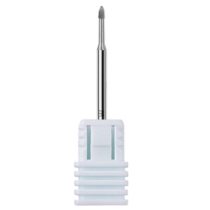 image:imageMakartt Flame Cuticle Nail Drill Bit  332 Shank Tungsten Carbide Bit for Nail Drill Machine Professional Shape Bit for Cuticle Cleaning Smooth Gel NailsSidewall Dead Skin amp Nail Prep SilverSafety Needle Bit