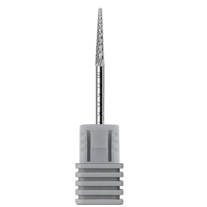 image:imageMakartt Flame Cuticle Nail Drill Bit  332 Shank Tungsten Carbide Bit for Nail Drill Machine Professional Shape Bit for Cuticle Cleaning Smooth Gel NailsSidewall Dead Skin amp Nail Prep SilverNeedle shapeF