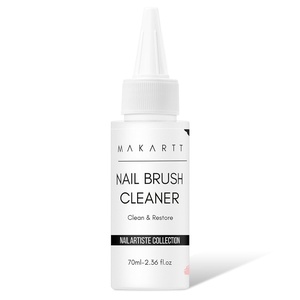 image:imageMakartt Nail Art Brushes Cleaner Nail Polish Brush Bristles Conditioner Restorer Liquid for Solid GelNail ExtensionBuilder GelDip Powder Manicure  70ml236 FlozClearNail Brush Conditioner