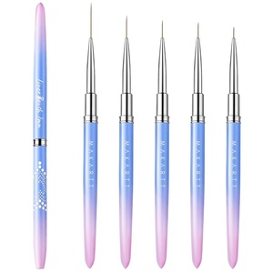 image:imageMakartt Nail Art Brushes Cleaner Nail Polish Brush Bristles Conditioner Restorer Liquid for Solid GelNail ExtensionBuilder GelDip Powder Manicure  70ml236 FlozBlue
