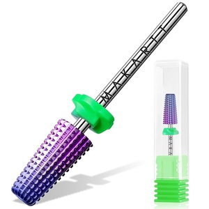 image:imageMakartt Nail Drill Bits Set10Pcs Dimond Tungsten Carbide Nails Bits332 Inch for Acrylic Gel Nails Cuticle ToolsRemove Acrylic Poly Nail Gel Nail Polish B36Bit Kit Manicure Pedicure Home Salon5 in 1 Nail Drill Bit Purple