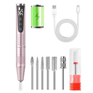 image:imageMakartt Nail Drill Electric Nail File JD700 Nail Drills for Acrylic Nails Professional 30000RPM Manicure Tools Nail Stuff Acrylic Nail Drill for Nail Dip Kit Acrylic Powder Poly Nail Gel B01Typus Pink