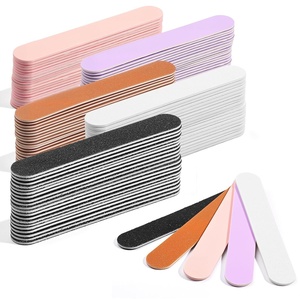 image:imageMakartt Nail File  100180 Grit Emery Boards for Nails Professional Nail Files 10pcs Double Sides Black Coarse Fingernail Filer for Acrylic and Extension Gel Removal Manicure Kit Salon Home UseMulticolor  100 pcs  100180 Grit Mini