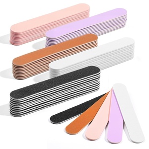 image:imageMakartt Nail File  100180 Grit Emery Boards for Nails Professional Nail Files 10pcs Double Sides Black Coarse Fingernail Filer for Acrylic and Extension Gel Removal Manicure Kit Salon Home UseMulticolor  50 pcs  100180 Grit Mini