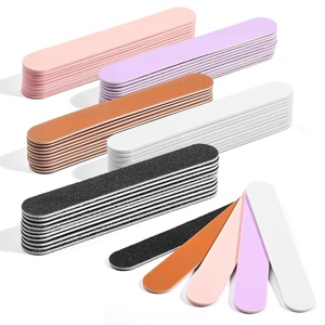 image:imageMakartt Nail File 100180 Grit Emery Boards for Nails Professional Washable Doubled Sides Filer Kit for Medium and Gentle Filing Manicure ToolsBlack2pcs Trial SetMulticolor  50 pcs  100180 Grit Mini