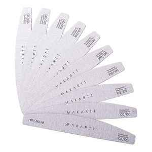image:imageMakartt Nail File 100180 Grit Nail Files for Natural Nails Professional Strong Emery Boards for Nails Doubled Sides Washable Fingernail Files Manicure Tool SetZebra2pcs Trial Set100100 Grit