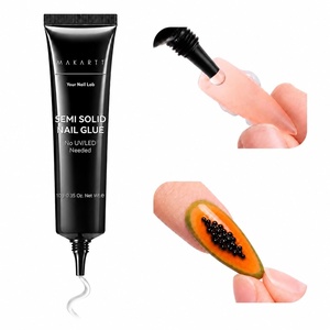 image:imageMakartt Nail Rhinestone Glue with 3D Gel Kit  Super Strong Nail Charm Glue amp Sculpting Gel for DIY Nail Art Drawing Molding amp Embossed Designs Easy to Use for Nail Lovers amp BeginnersA7Semisolid Nail Glue