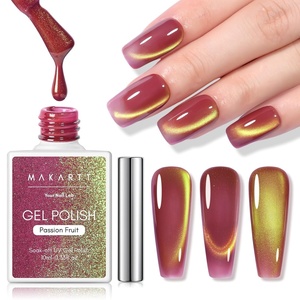 image:imageMakartt Pastel Gel Nail Polish Set 6 Colors Jelly Gel Polish Kit 15ML One NDone Spring Summer Glass Translucent Pink Blue Purple Yellow Green Cat Eye UV LED Nail Art Manicure Gift for WomenPassion Fruit