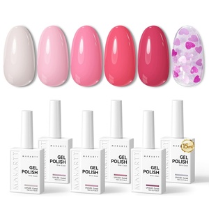 image:imageMakartt Pastel Gel Nail Polish Set 6 Colors Jelly Gel Polish Kit 15ML One NDone Spring Summer Glass Translucent Pink Blue Purple Yellow Green Cat Eye UV LED Nail Art Manicure Gift for WomenLittle Love Notes
