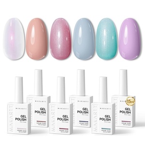 image:imageMakartt Pastel Gel Nail Polish Set 6 Colors Jelly Gel Polish Kit 15ML One NDone Spring Summer Glass Translucent Pink Blue Purple Yellow Green Cat Eye UV LED Nail Art Manicure Gift for WomenSpring in Bergen