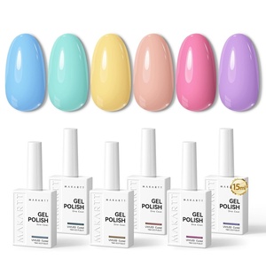 image:imageMakartt Pastel Gel Nail Polish Set 6 Colors Jelly Gel Polish Kit 15ML One NDone Spring Summer Glass Translucent Pink Blue Purple Yellow Green Cat Eye UV LED Nail Art Manicure Gift for WomenSummer Spritz