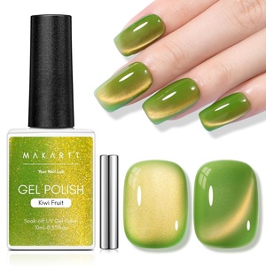 image:imageMakartt Pastel Gel Nail Polish Set 6 Colors Jelly Gel Polish Kit 15ML One NDone Spring Summer Glass Translucent Pink Blue Purple Yellow Green Cat Eye UV LED Nail Art Manicure Gift for WomenKiwi Fruit