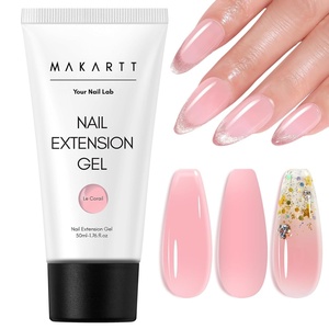 image:imageMakartt Poly Nail Gel 50ML Nude Nature Builder for Nail Extension All Season Gel Color 3D Molding Gel Nail Strengtheners LongLasting DIY Salon QualityA SiestaNatural Pink