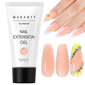 image:imageMakartt Poly Nail Gel 50ML Nude Nature Builder for Nail Extension All Season Gel Color 3D Molding Gel Nail Strengtheners LongLasting DIY Salon QualityA SiestaFrench Press