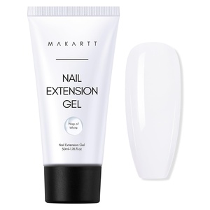 image:imageMakartt Poly Nail Gel 50ML Nude Nature Builder for Nail Extension All Season Gel Color 3D Molding Gel Nail Strengtheners LongLasting DIY Salon QualityA SiestaMilky White