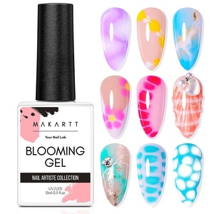 image:imageMakartt Rainbow Cat Eye Gel Nail Polish Glitter Universal 9D Holographic Sparkly Soak Off Gel UVLED Manicure with Magnet Stick for Nail Art Designs 10mlA1Blooming Gel Polish
