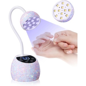 image:imageMakartt UV LED Nail Lamp  Gooseneck Flash Cure Lamp 39mWcm Rechargeable UV Light for Gel Nails with Auto Sensor 4 Timers Fast Curing Nail Light for Charms GelX Tips Rhinestones Diamond WhiteA3uv nail lampDiamond White