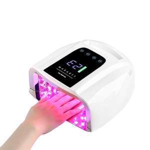 image:imageMakartt UV LED Nail Lamp for Gel Nails  Rechargeable Aurora 30W Nail Light with 39 LEDs Large Space 2600mAh Battery 4 Timers amp Auto Sensor Fast Curing Cordless Nail Lamp for SalonRose PinkA4UV nail lampWhite2