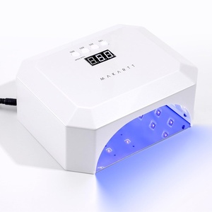 image:imageMakartt UV LED Nail Lamp for Gel Nails  Rechargeable Aurora 30W Nail Light with 39 LEDs Large Space 2600mAh Battery 4 Timers amp Auto Sensor Fast Curing Cordless Nail Lamp for SalonRose PinkA3Pulg in UV nail lampWhite1