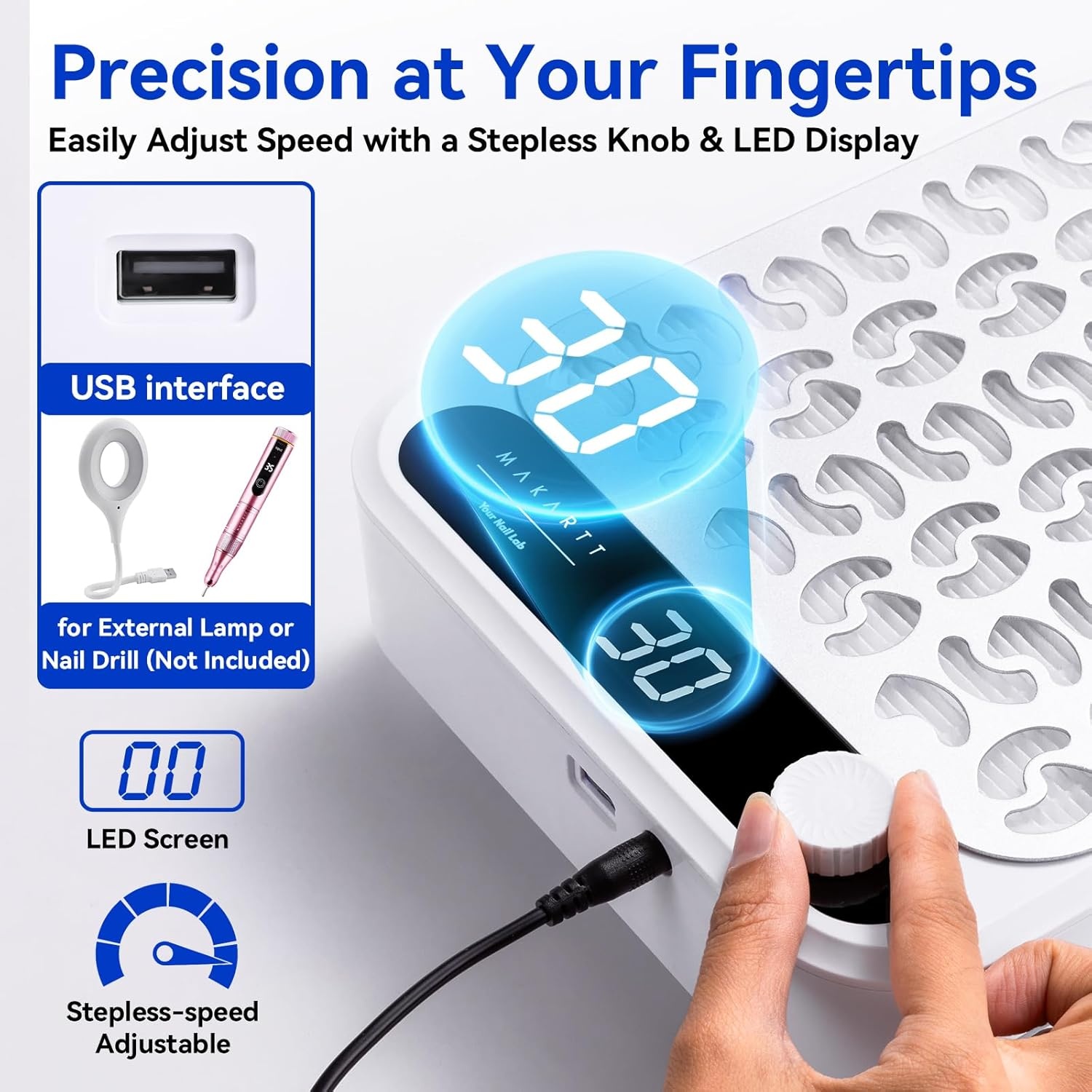 image:imageMakartt Nail Dust Collector Filter  Replacement Filter Reusable Dust Filter For Larina Nail Dust Collector Vacuum Fan Dust Nail Tool Attach 99 of Nail Dust Easy to Clean 2 Pack WhiteLarina Nail Dust Collector
